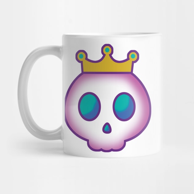 Cute Skull with Crown by PsychicCat